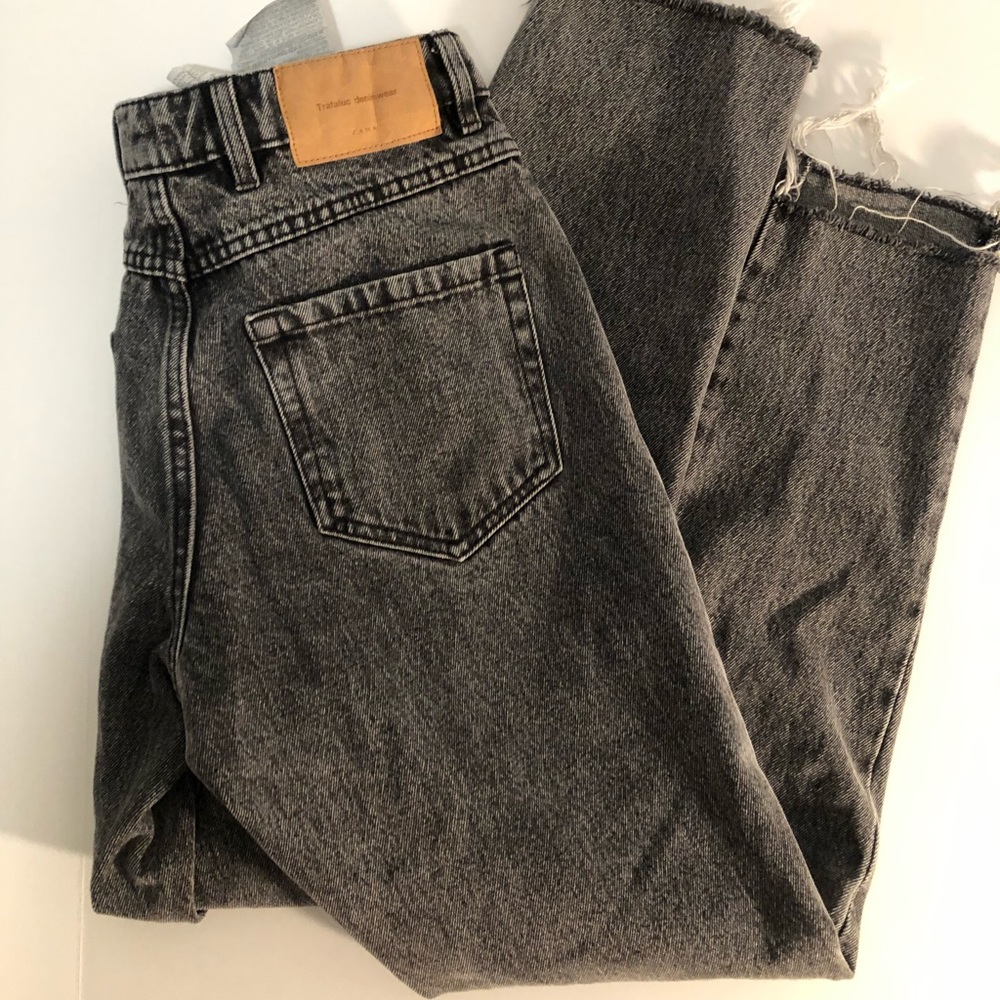 Zara Frayed Denim
